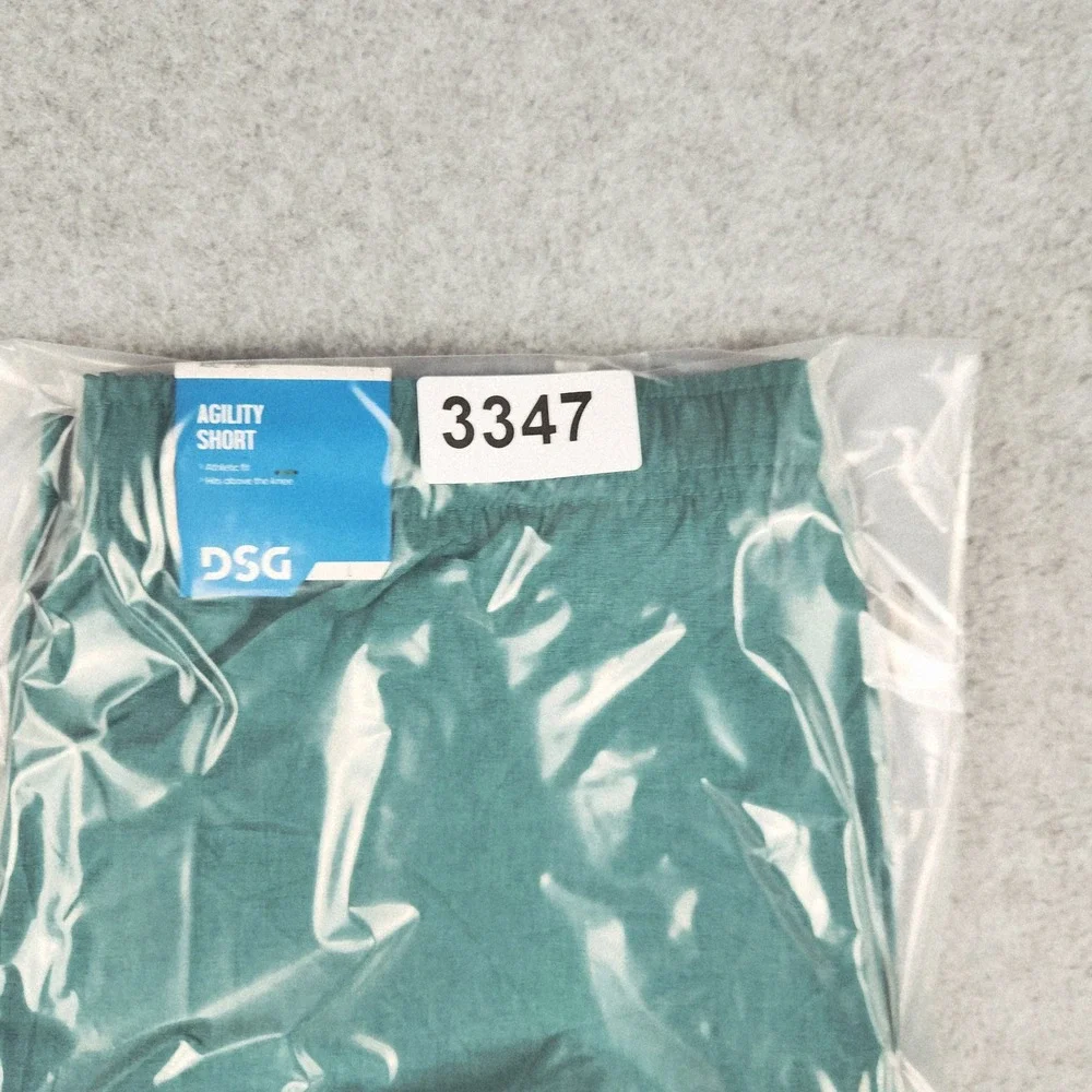 DSG Agility Shorts Boys L 14-16 Teal Green Athletic Fit Performance Stretchy